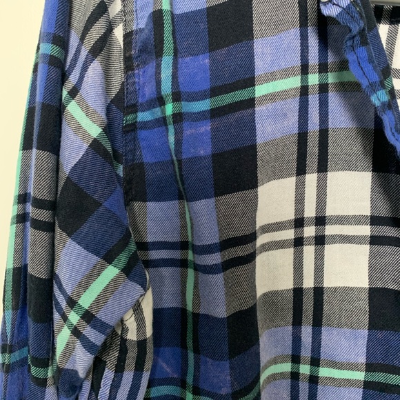 AMERICAN EAGLE FLANNEL. BOYFRIEND STYLE - Picture 4 of 7
